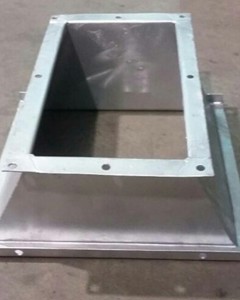 Adaptor Galv. between DR hopper to lower part for FlexVey